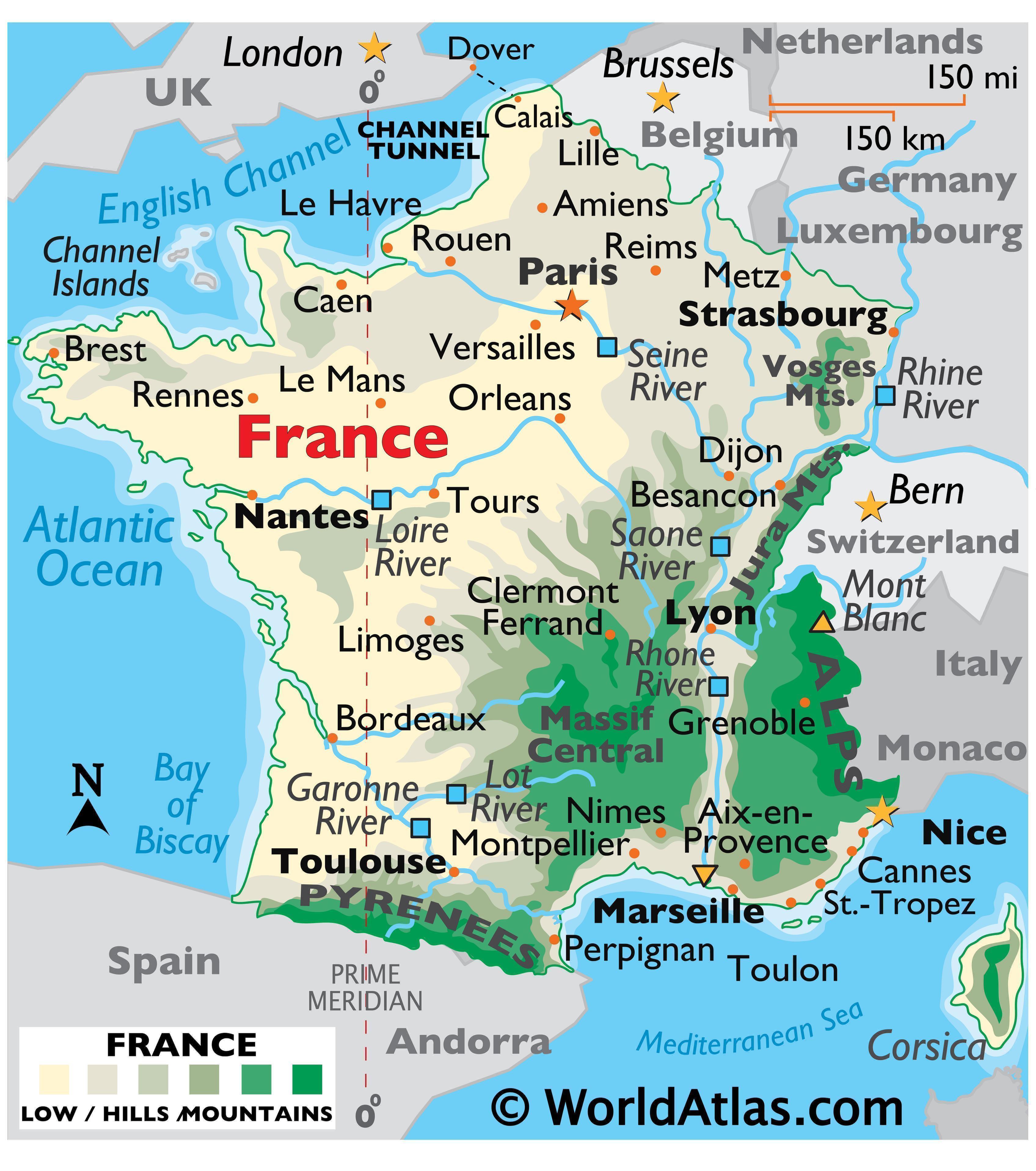 Map
              France